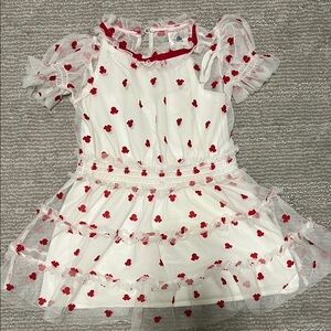 Disney White and Red Minnie Mouse Dress